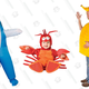 Shark Inflatable Halloween Costume Cosplay Jumpsuit, $33
Lil’ Lobster Infant/Toddler Costume Red, $38
Adult Seahorse Halloween Costume, $50
